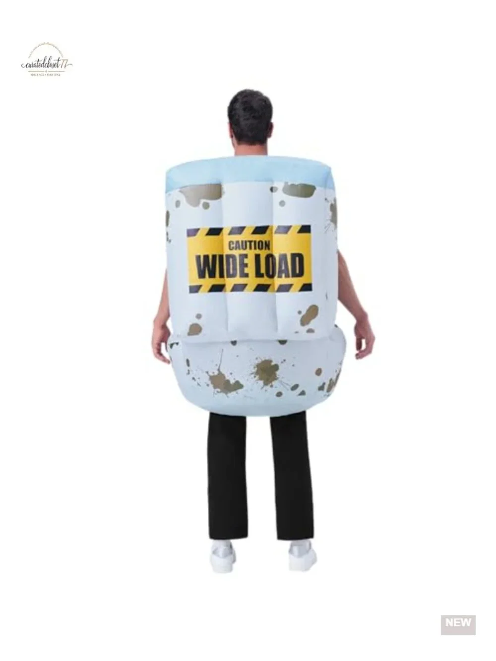 Inflatable Toilet Costume Funny Blow Up Adult Halloween Party Cosplay